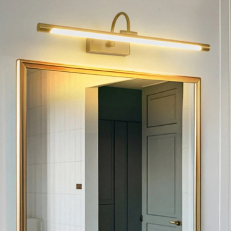 Home Living Bathroom Vanity - European‑Style Minimalist LED Wall Light Black