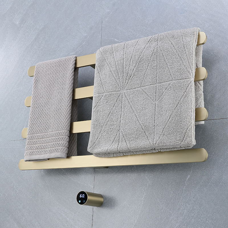 Brushed Gold Bathroom Towel Wa - đánh giá và giá Towel Warmer Electric