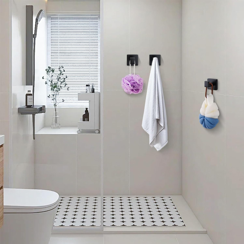 Matte Black Towel Hook Stainle - đánh giá và giá Robe Hook Adhesive