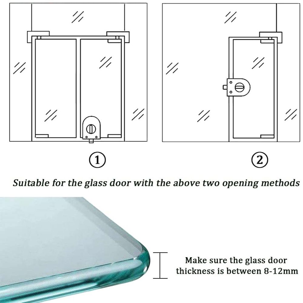 Bathroom Office Anti-Theft Hom - đánh giá và giá Home Bathroom Glass