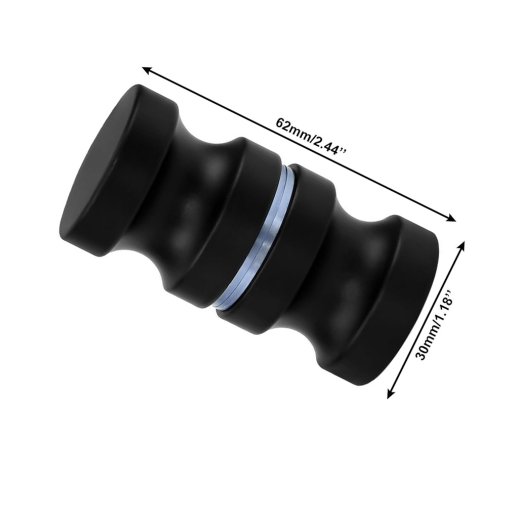 Aluminum Glass Door Knob Black - đánh giá và giá Home Bathroom Hardware