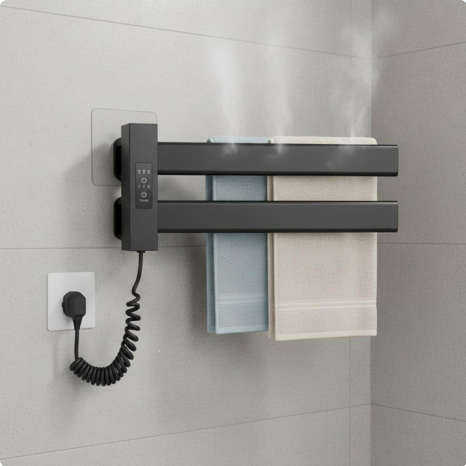 Smart Towel Heating Rack easy  - đánh giá và giá Towel Warmer Electric