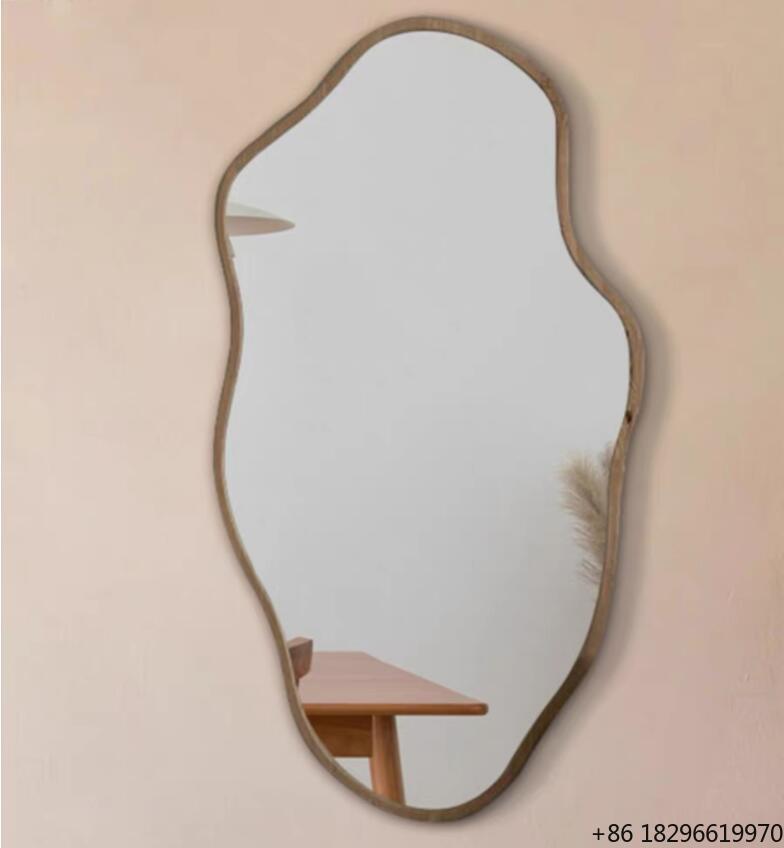 Irregular Asymmetrical Wooden  - đánh giá và giá Home Bathroom Glass