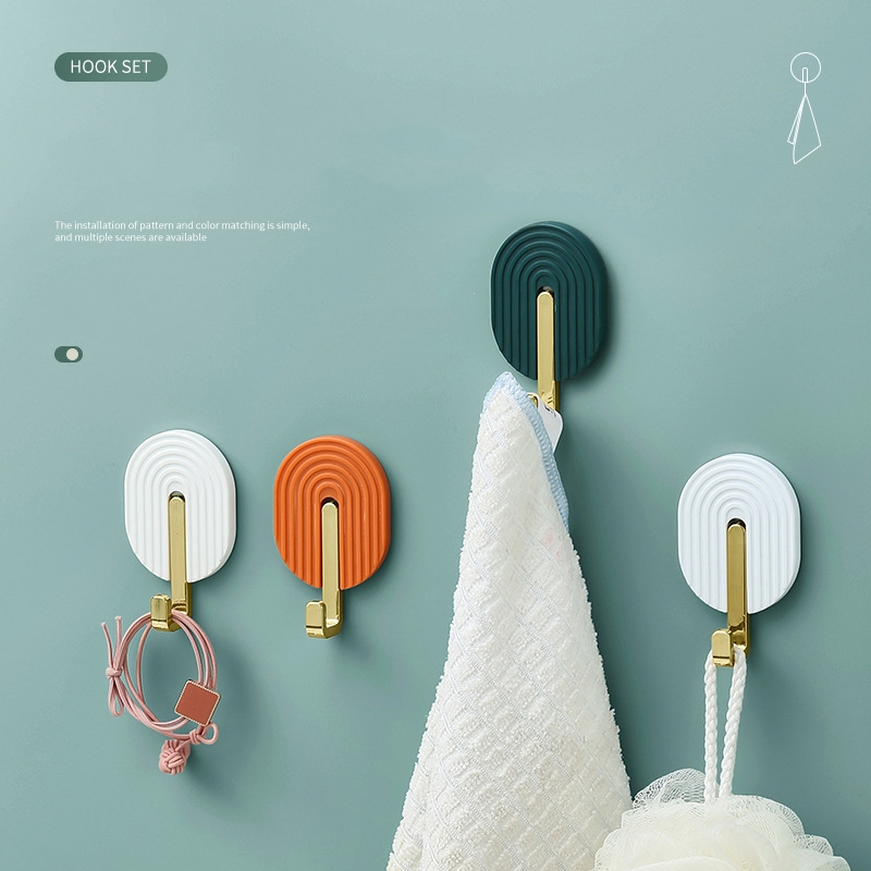 2 Chiếc Tường Nhựa Tự Dán Móc  - đánh giá và giá Robe Hook Adhesive