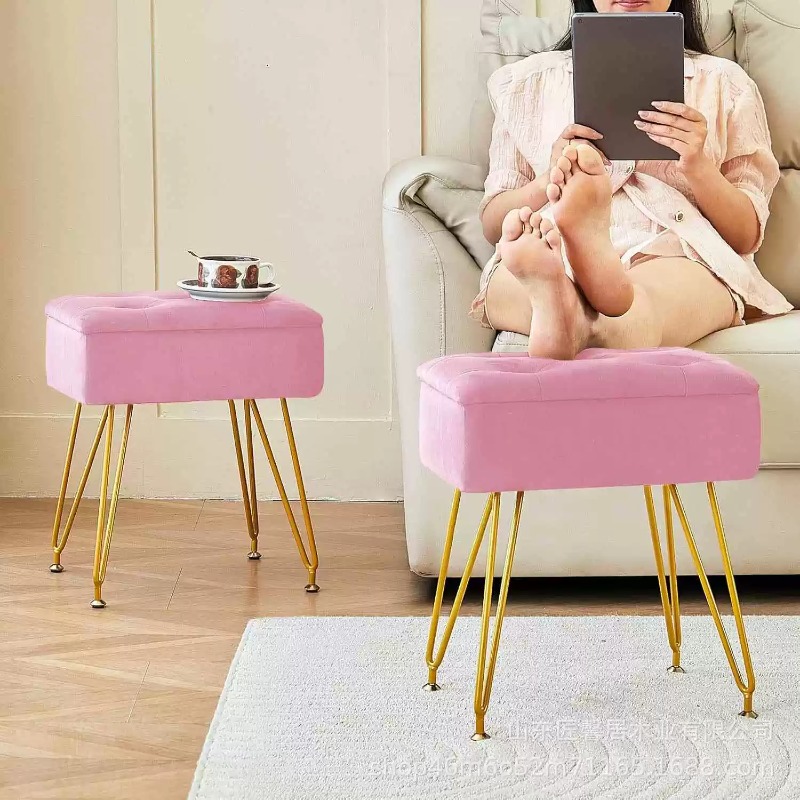Modern Soft Vanity Stool Ottom - đánh giá và giá Home Living Bathroom Vanity