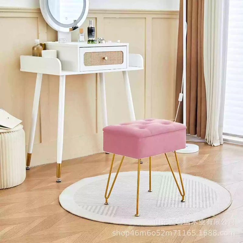 Modern Soft Vanity Stool Ottom - đánh giá và giá Home Living Bathroom Vanity