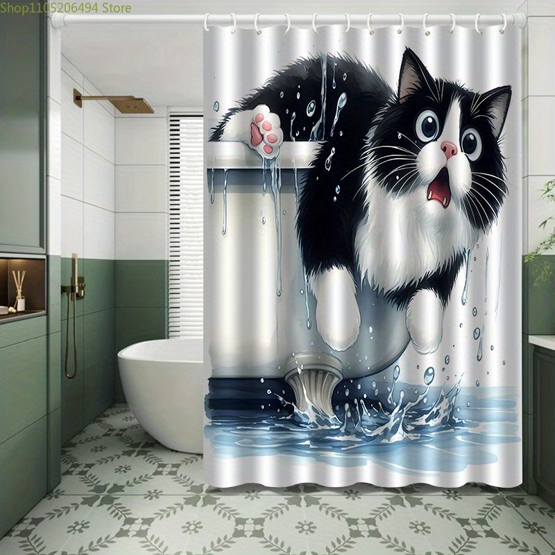Funny Cat Jumping from Bathtub - đánh giá và giá Home Bathroom Ideas
