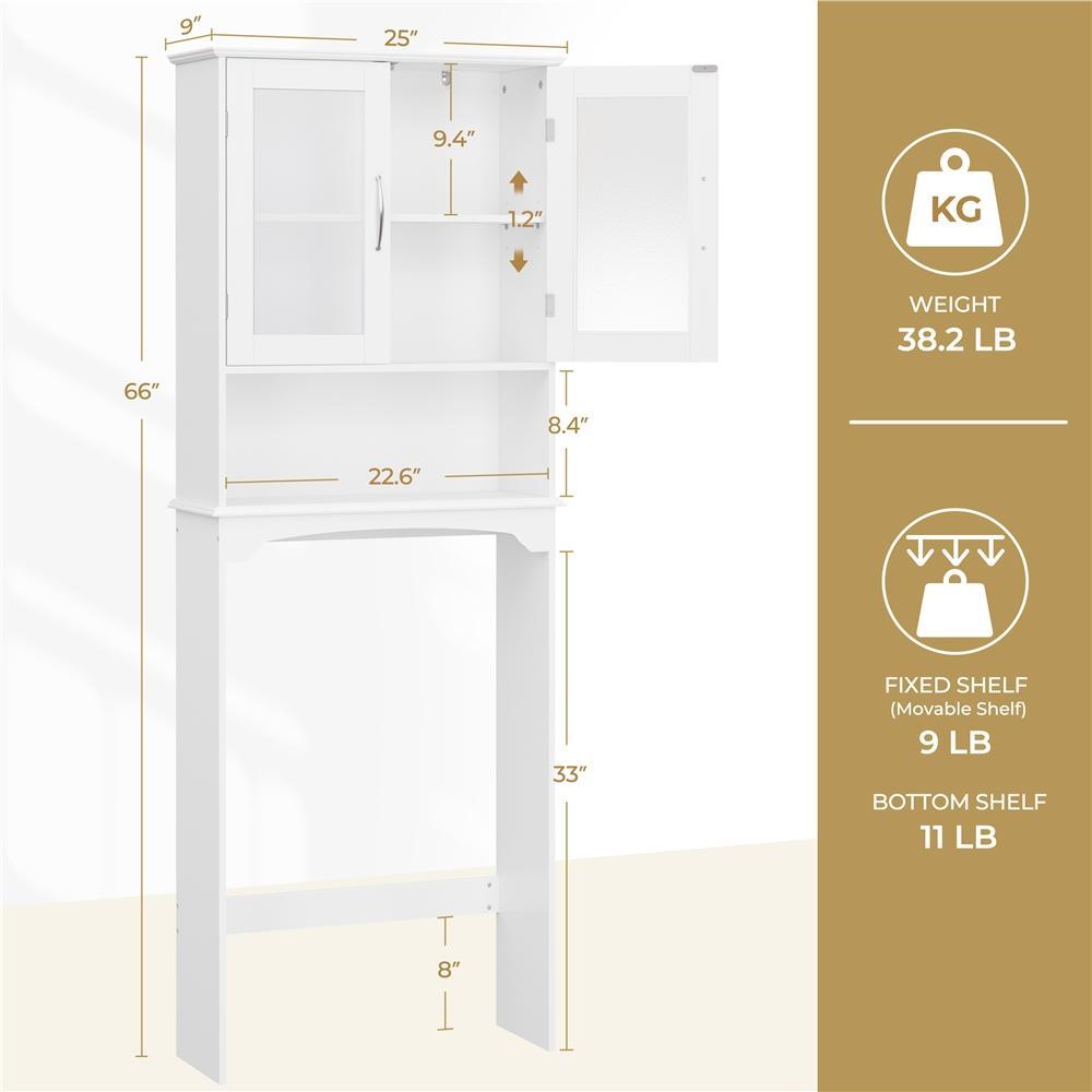 Modern Over The Toilet Storage - đánh giá và giá Home Essentials Bathroom Cabinet