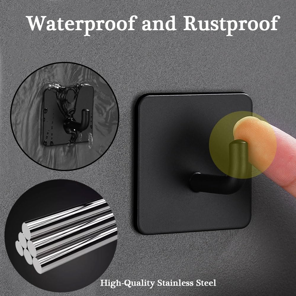 Stainless Steel Bathroom Robe  - đánh giá và giá Robe Hook Adhesive