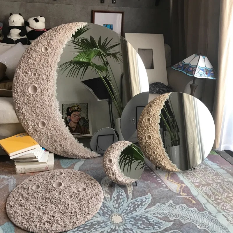 Moon Cute Mirror Wall Living R - đánh giá và giá Home Living Bathroom Vanity