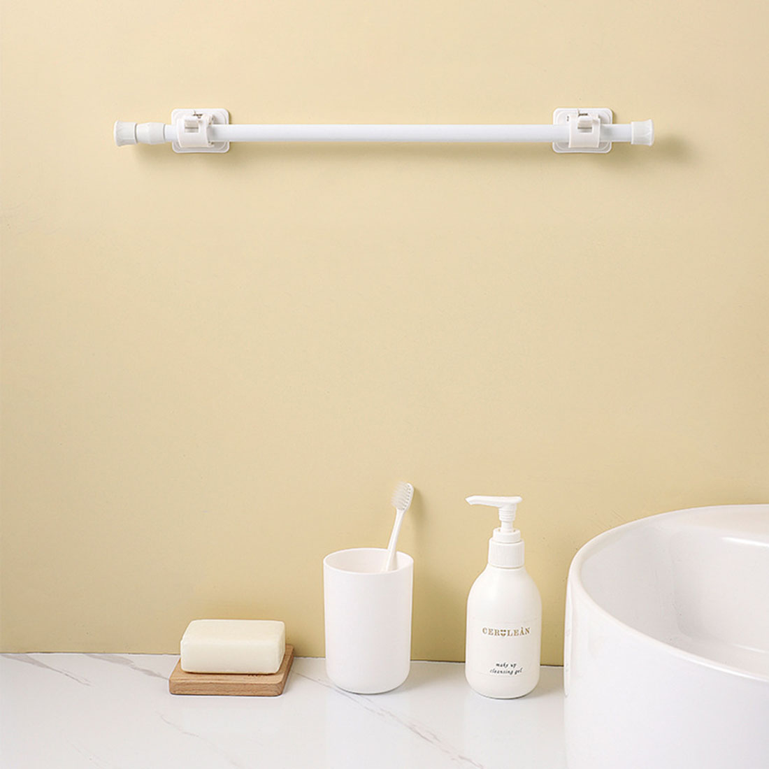 Multi purpose spring loaded te - đánh giá và giá Home Bathroom Hardware