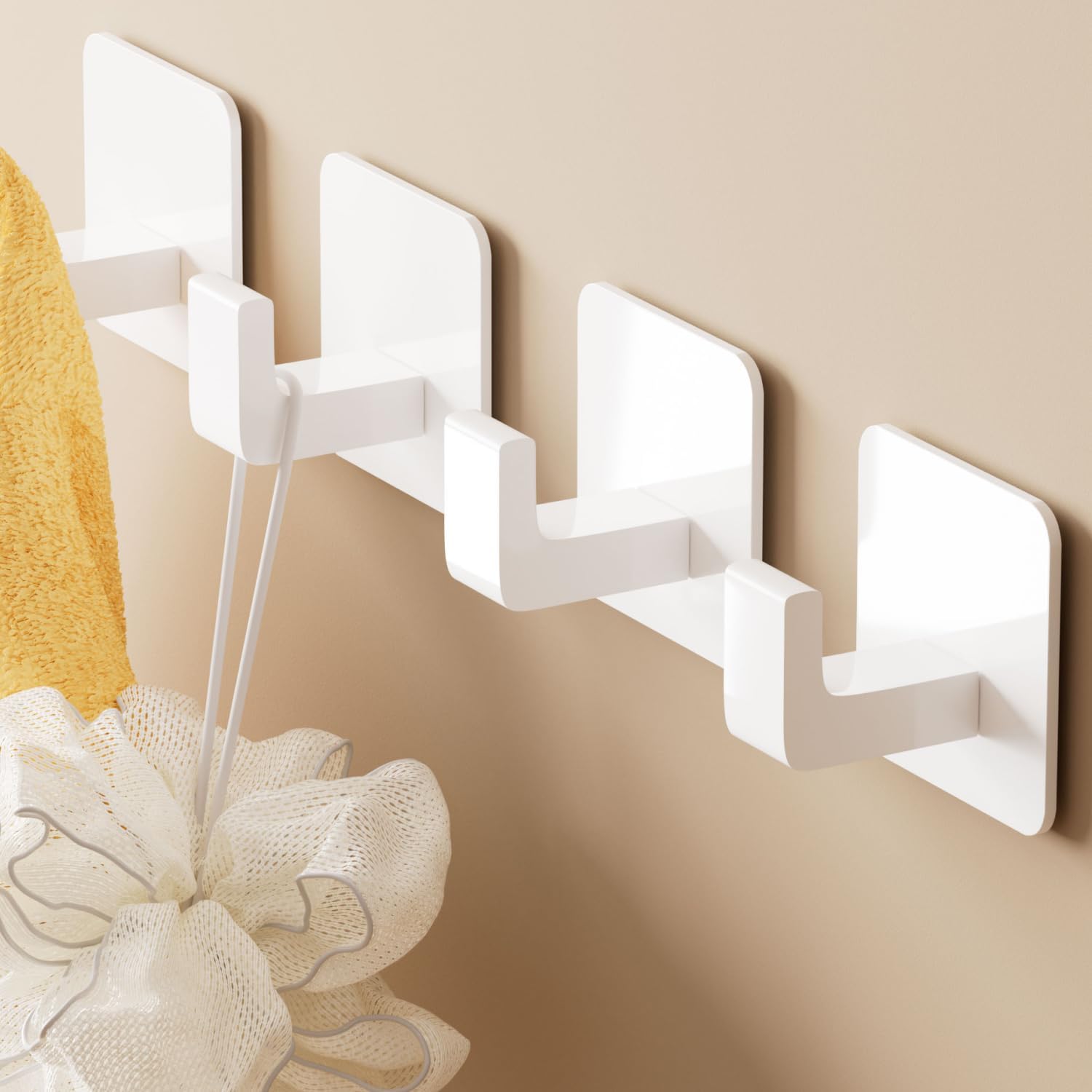 1pc/5pcs/6pcs Square Self Adhe - đánh giá và giá Robe Hook Adhesive