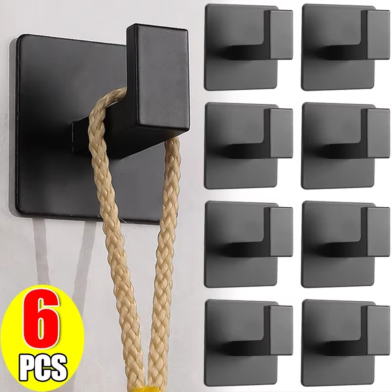 1/6Pcs Strong Self-Adhesive Wa - đánh giá và giá Robe Hook Adhesive