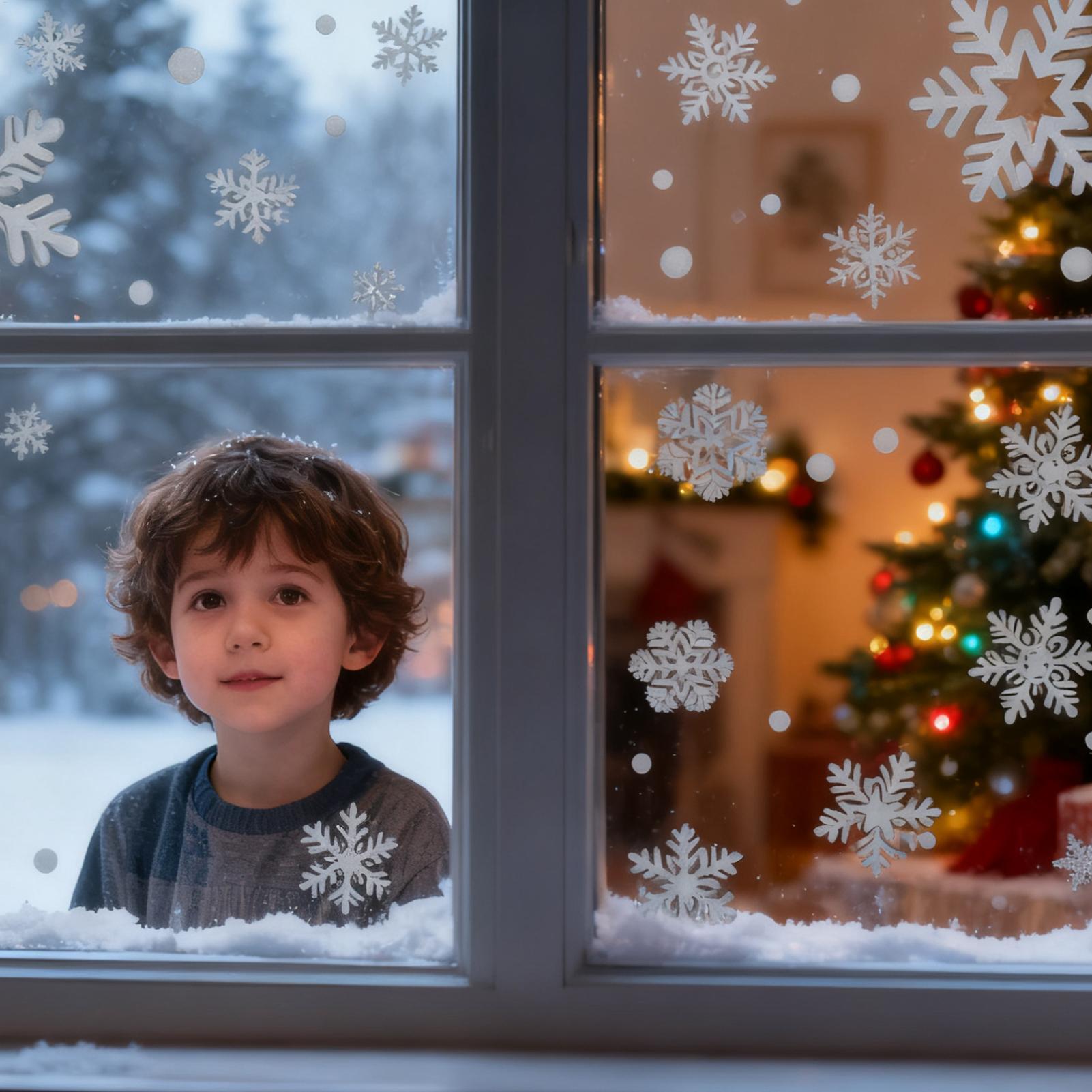 Holiday Window Clings Static R - đánh giá và giá Home Bathroom Glass