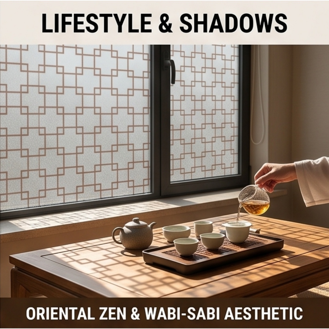 Oriental Lattice Square Printe - đánh giá và giá Home Bathroom Glass