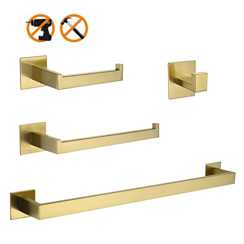 304 Stainless Steel 4-Piece Go - đánh giá và giá Home Bathroom Hardware