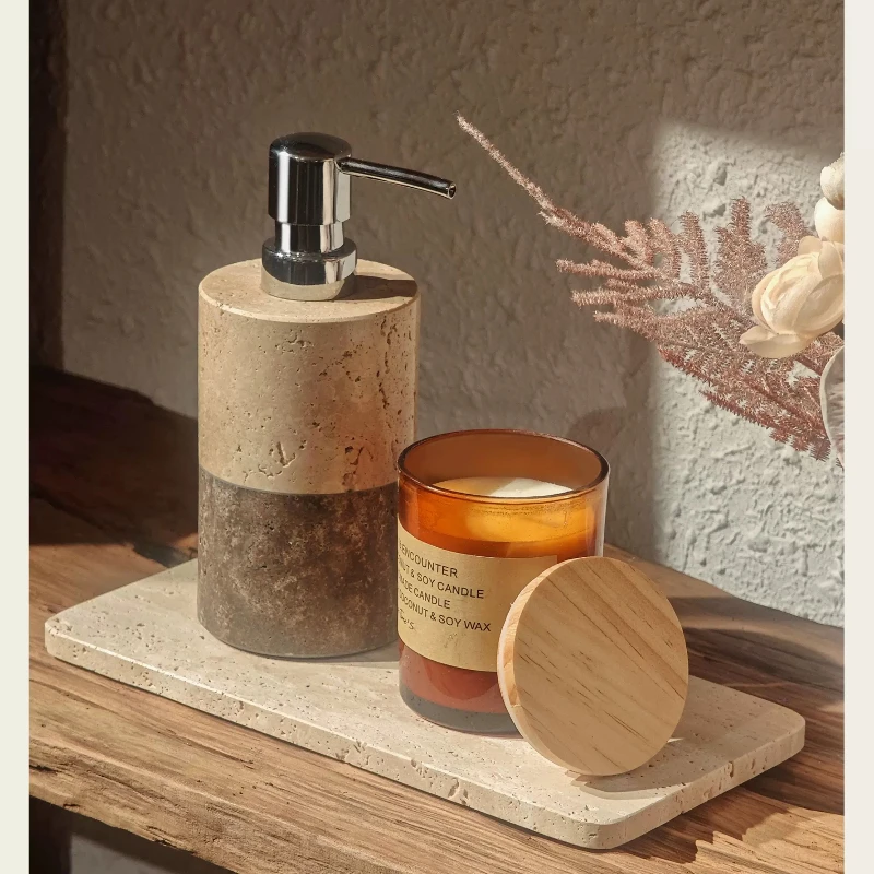 Travertine Bathroom Lotion Dis - đánh giá và giá Home Bathroom Glass