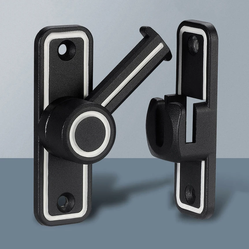 Black Luminous Barn Door Latch - đánh giá và giá Home Bathroom Hardware