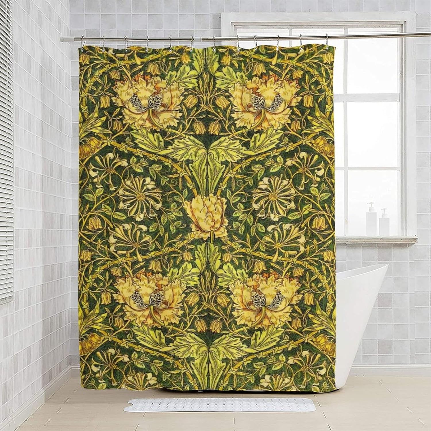 Waterproof Botanical Shower Cu - đánh giá và giá Home Bathroom Ideas