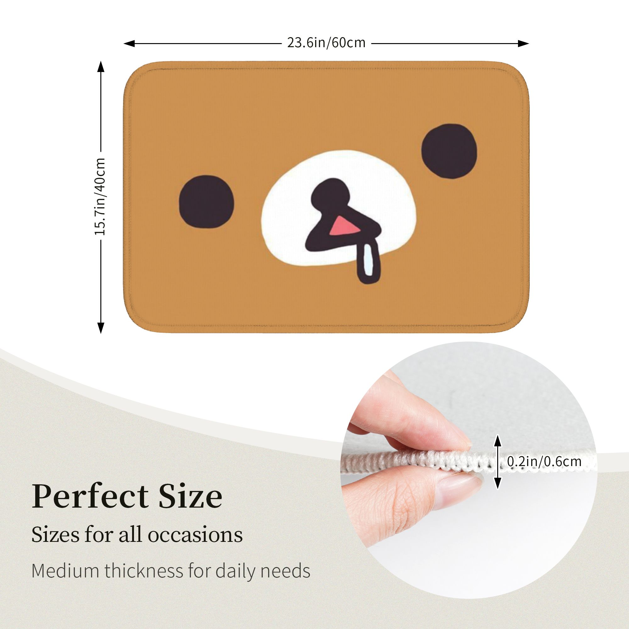 R-Rilakkumaes Cartoon Floor Do - đánh giá và giá Home Goods Bathroom