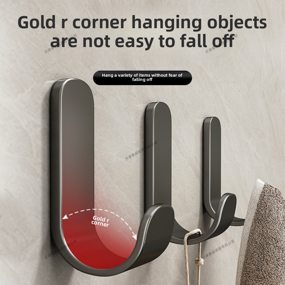 Punch-Free Adhesive Wall Hook  - đánh giá và giá Robe Hook Adhesive