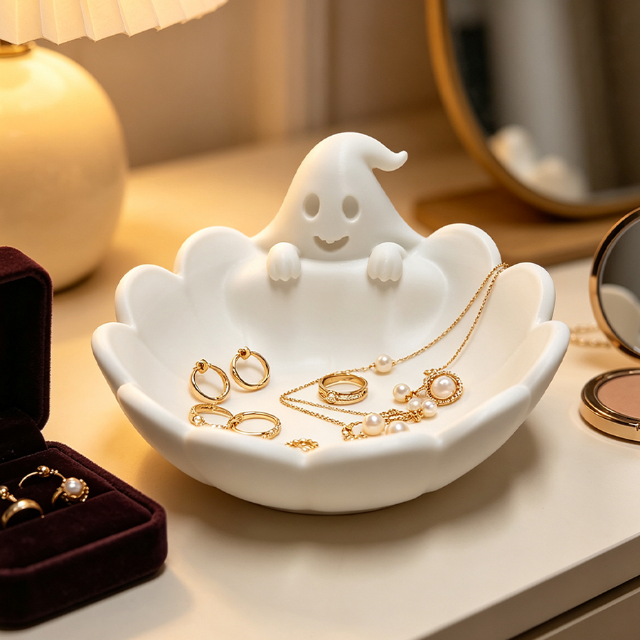 Matte White Soft-Touch Ghost-S - đánh giá và giá Home Essentials Bathroom Cabinet