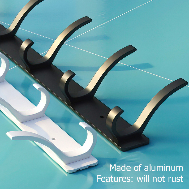 Household Wall Coat Rack Black - đánh giá và giá Robe Hook Adhesive