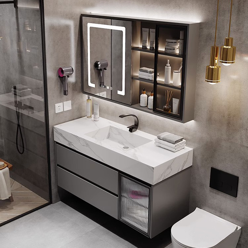 Bathroom CabinetModern LED Sma - đánh giá và giá Home Living Bathroom Vanity