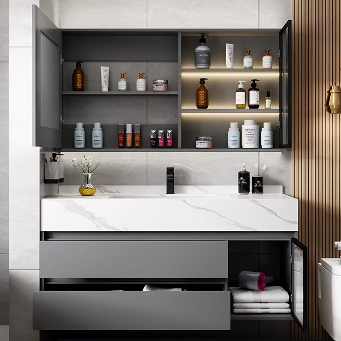 Bathroom CabinetModern LED Sma - đánh giá và giá Home Living Bathroom Vanity