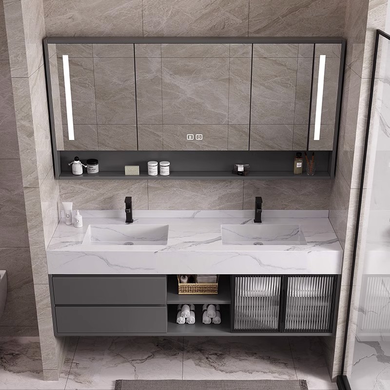Bathroom CabinetModern LED Sma - đánh giá và giá Home Living Bathroom Vanity