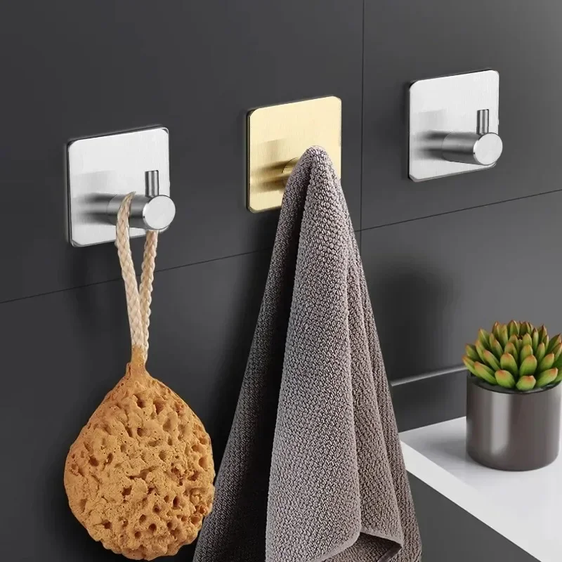 1-5pcs Self Adhesive Bathroom  - đánh giá và giá Robe Hook Adhesive