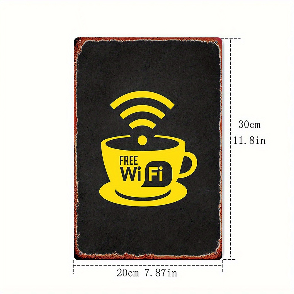 2D Vintage Metal Sign, WiFi Zo - đánh giá và giá Home Bathroom Ideas