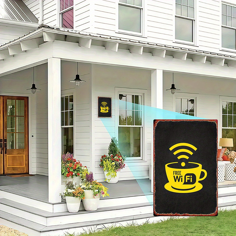 2D Vintage Metal Sign, WiFi Zo - đánh giá và giá Home Bathroom Ideas