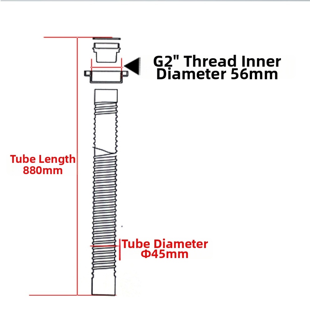 Kitchen Sink Drain Pipe 45mm D - đánh giá và giá Home Bathroom Plumbing