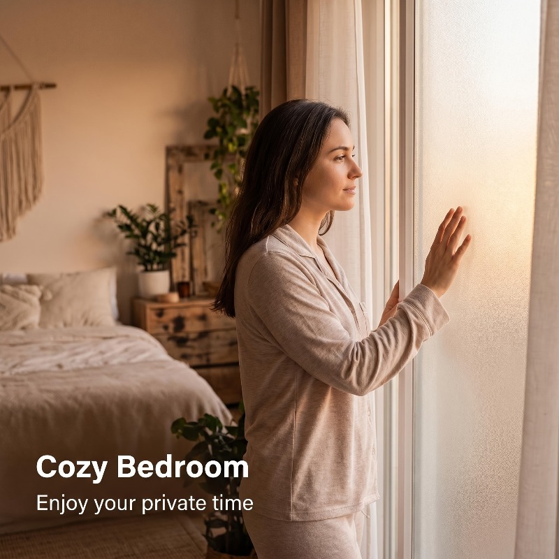 Pure White Frosted Privacy Win - đánh giá và giá Home Bathroom Glass