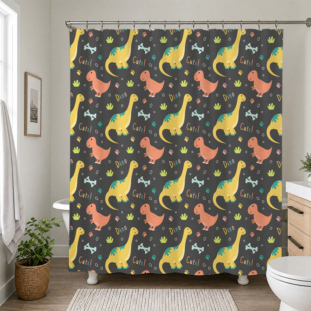 Waterproof Cute Dinosaur Showe - đánh giá và giá Home Bathroom Ideas