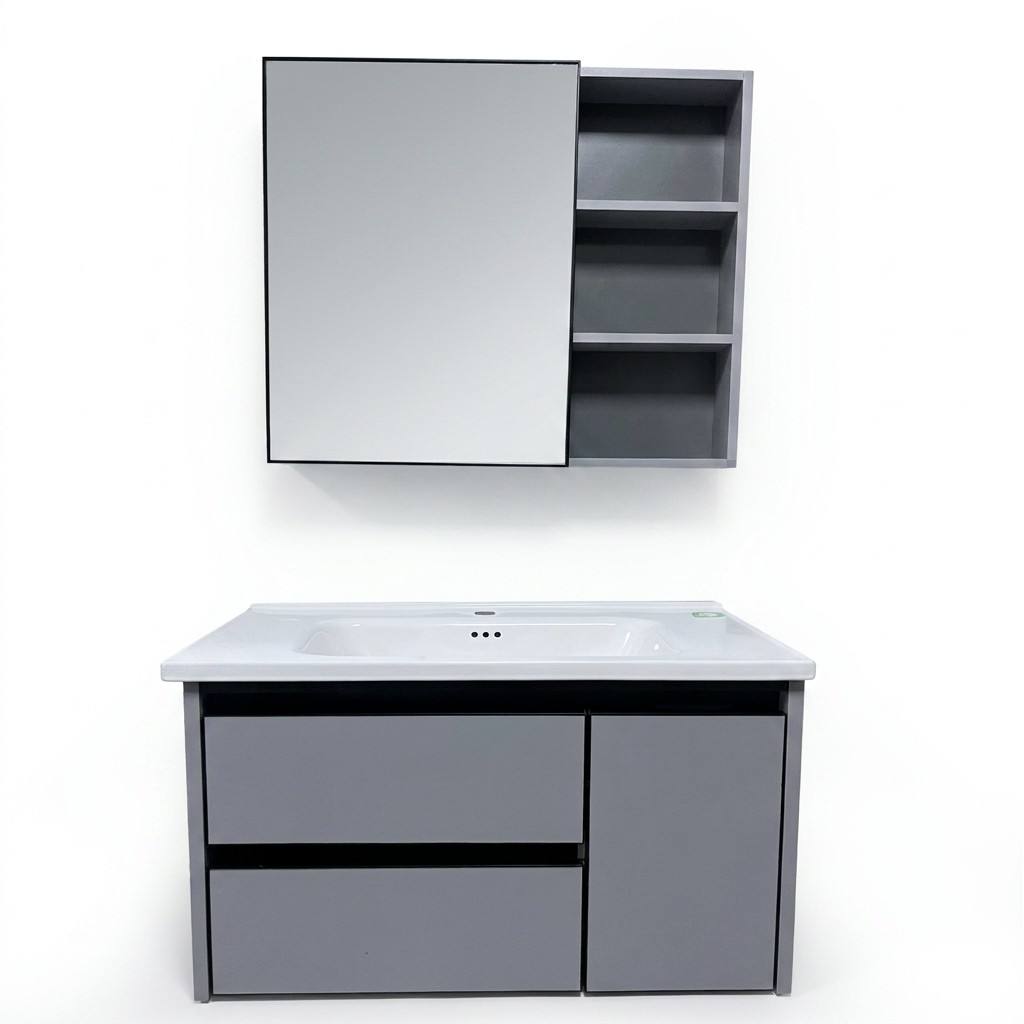 Bathroom CabinetModern Eco-Fri - đánh giá và giá Home Living Bathroom Vanity