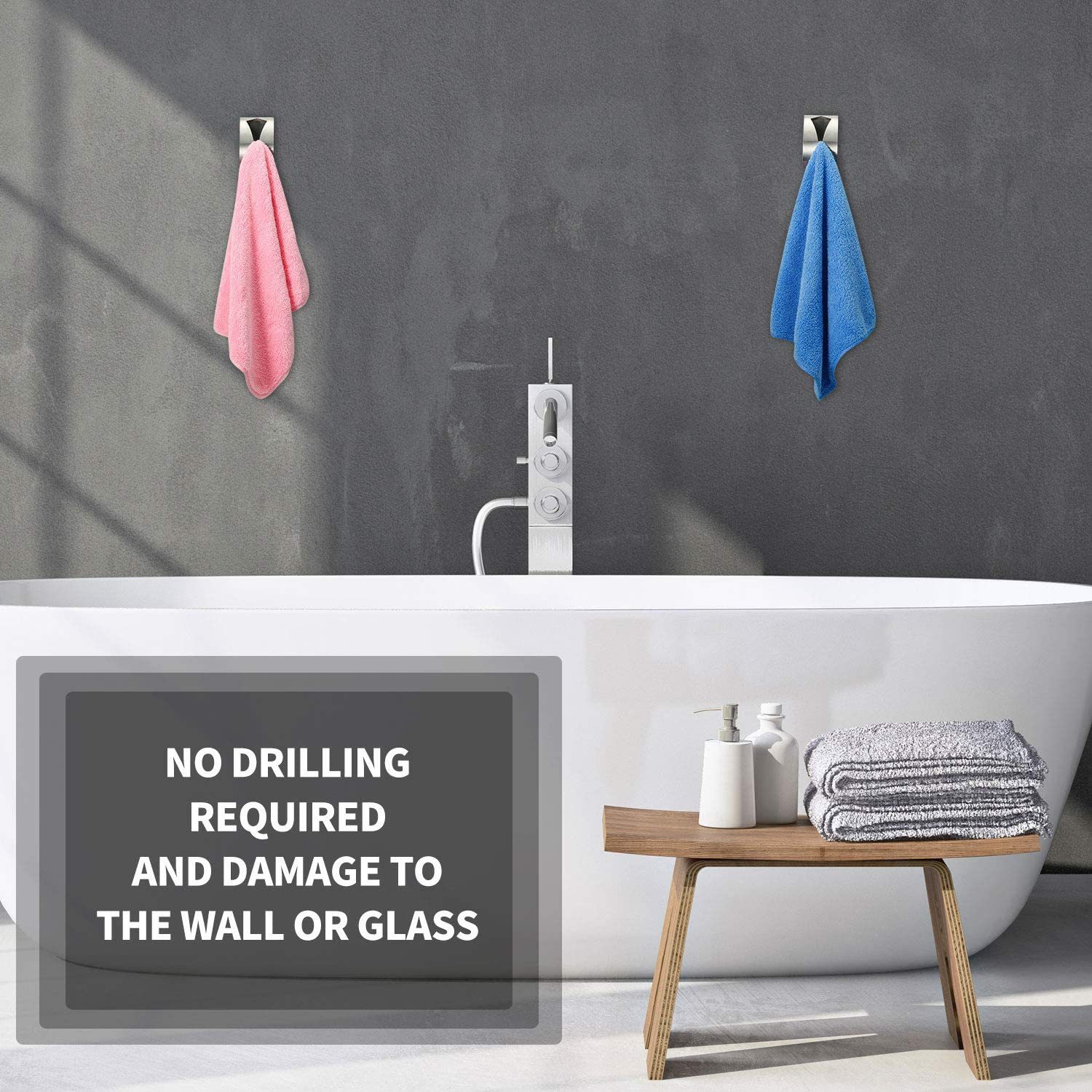 Stainless Steel Self Adhesive  - đánh giá và giá Robe Hook Adhesive